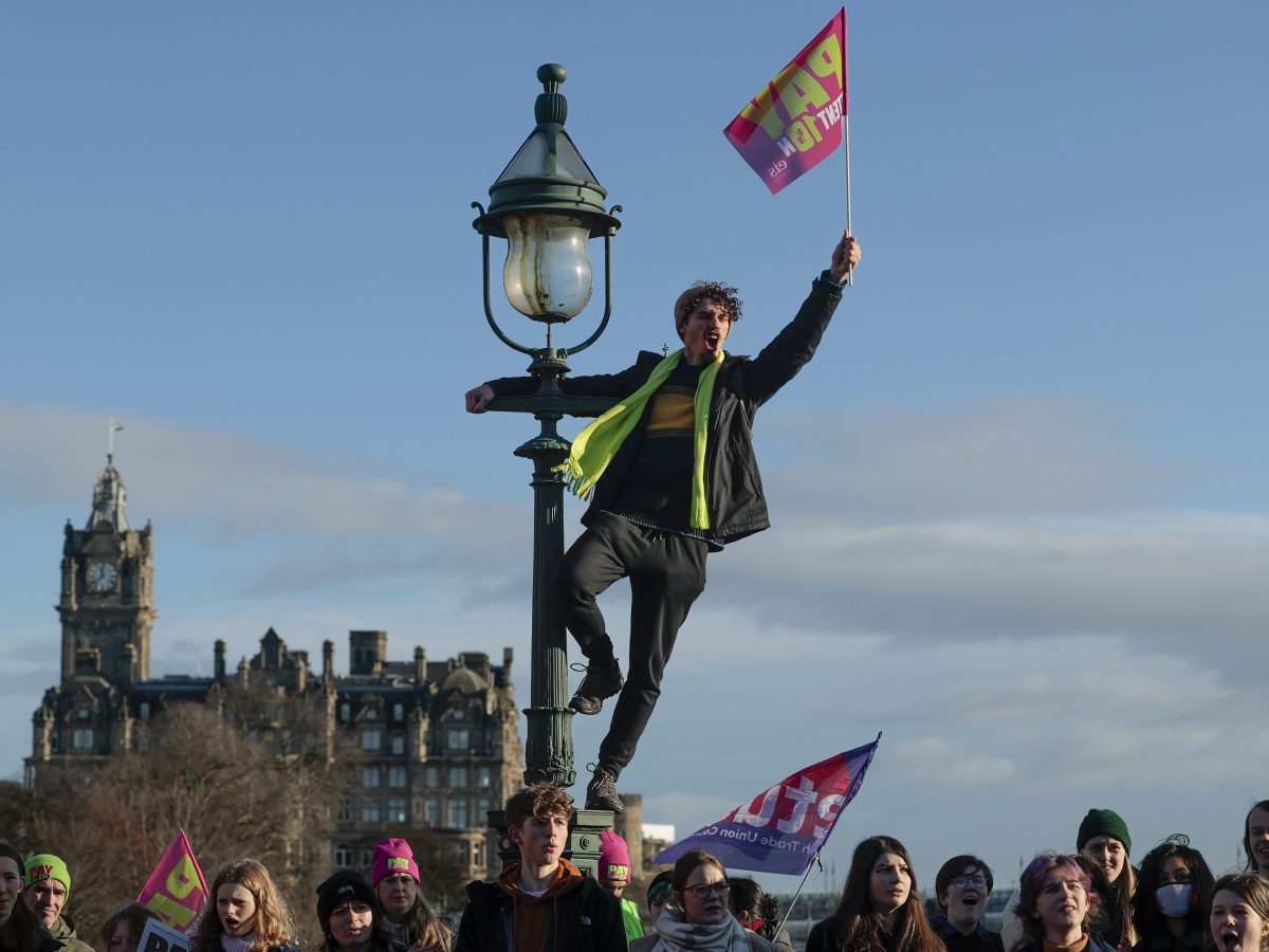 ‘It’s amazing how many people are united at the moment’: UK teachers join strike wave